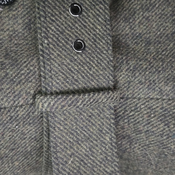 Collectif Molly Vintage Jacket W/ Fur Collar, In Olive Green, NWT - Picture 8 of 15